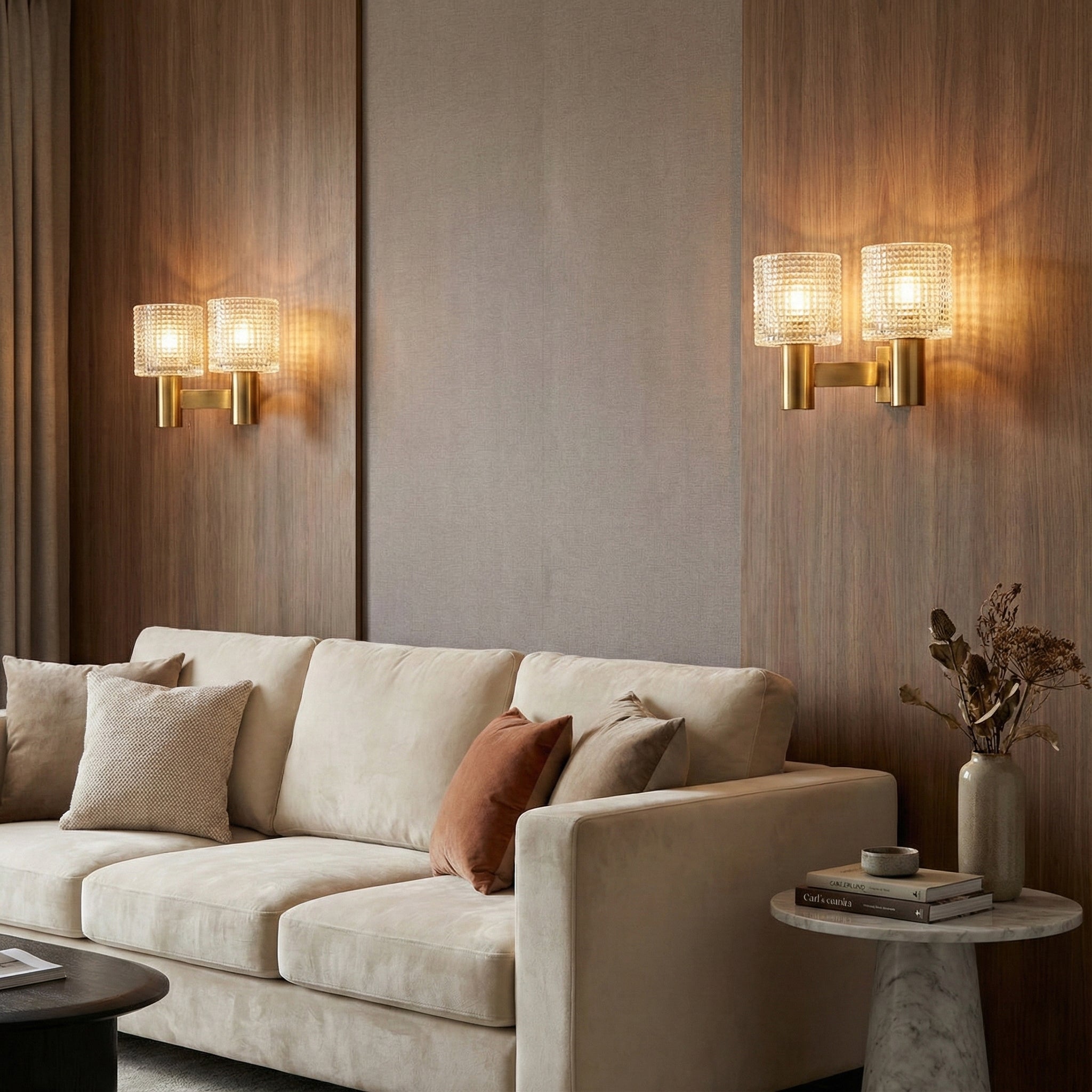 Set de 2 Apliques Atribuidos a Carl Fagerlund para Orrefors