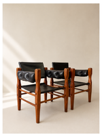 Par de sillones de estilo Safari chair (c. 1960)