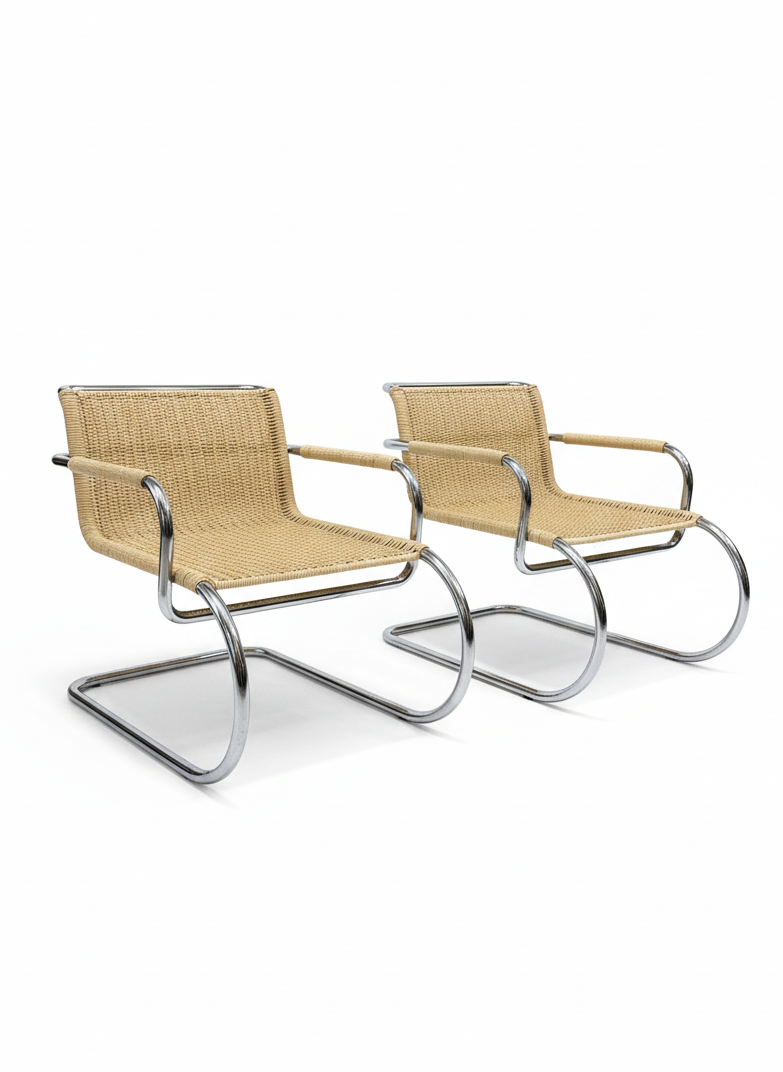 Pair of Triennale Armchairs by Franco Albini