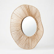 Natural Fiber Wall Mirror