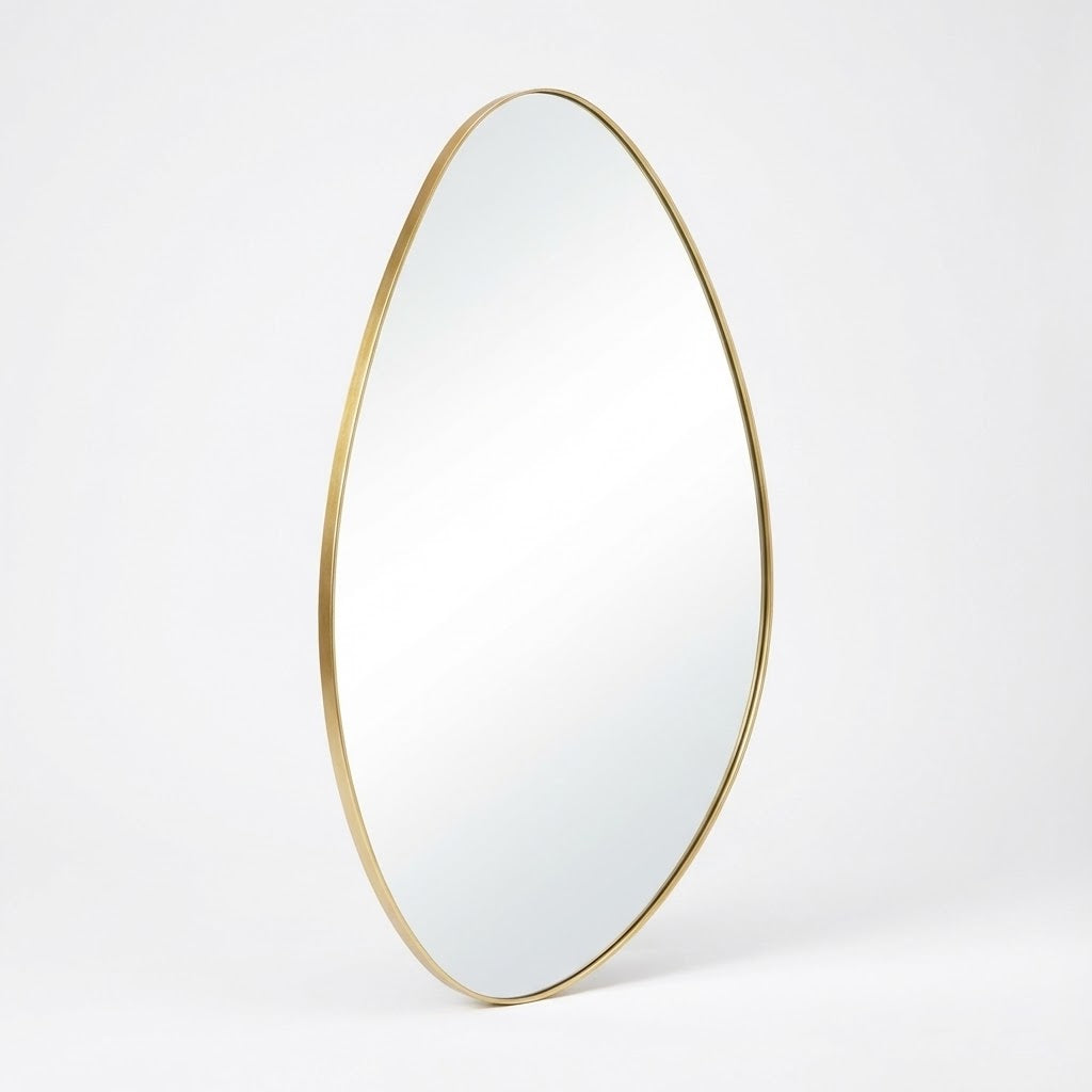Irregular Gold Wall Mirror 