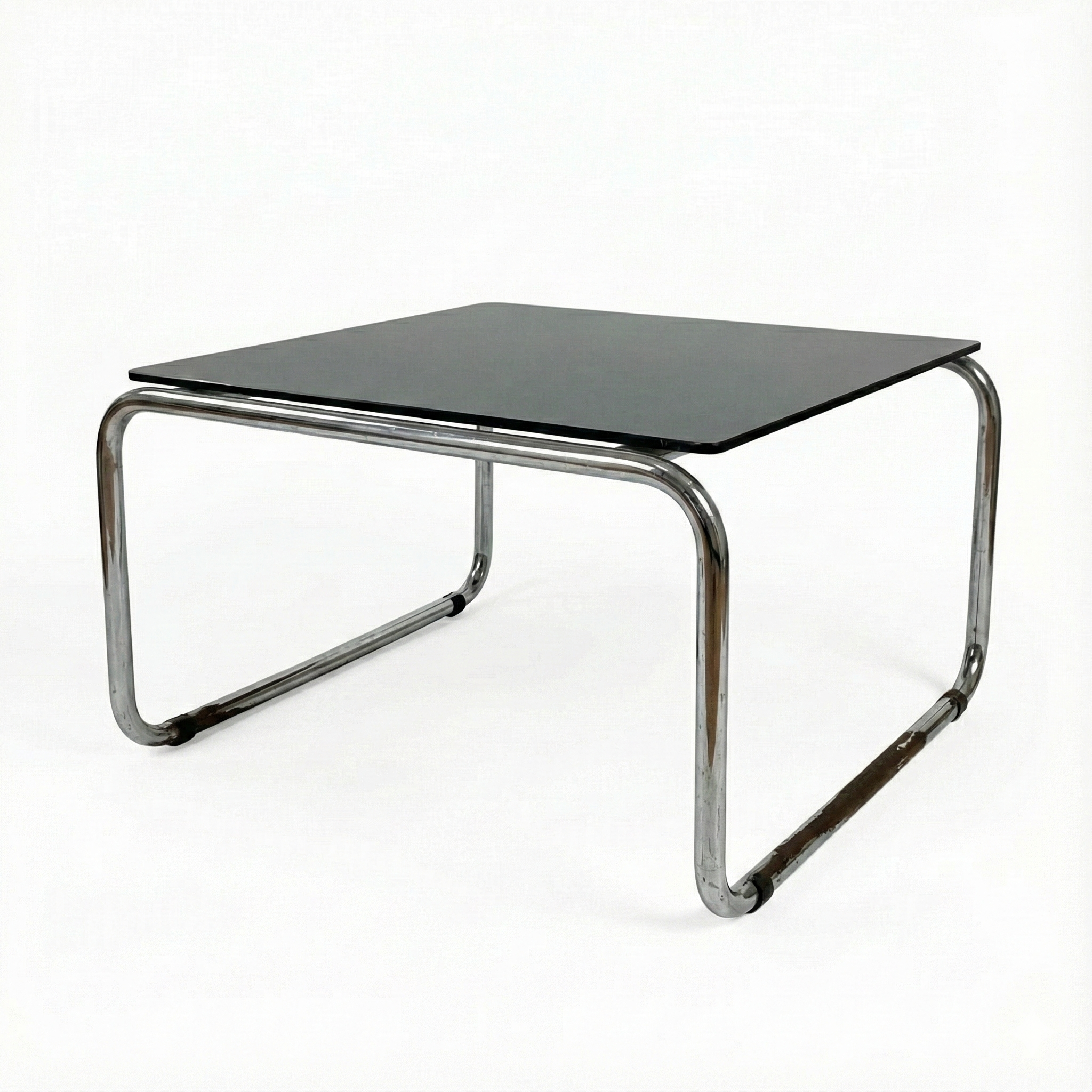 Vintage Glass Side Table