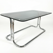 Space Age Style Glass Coffee Table