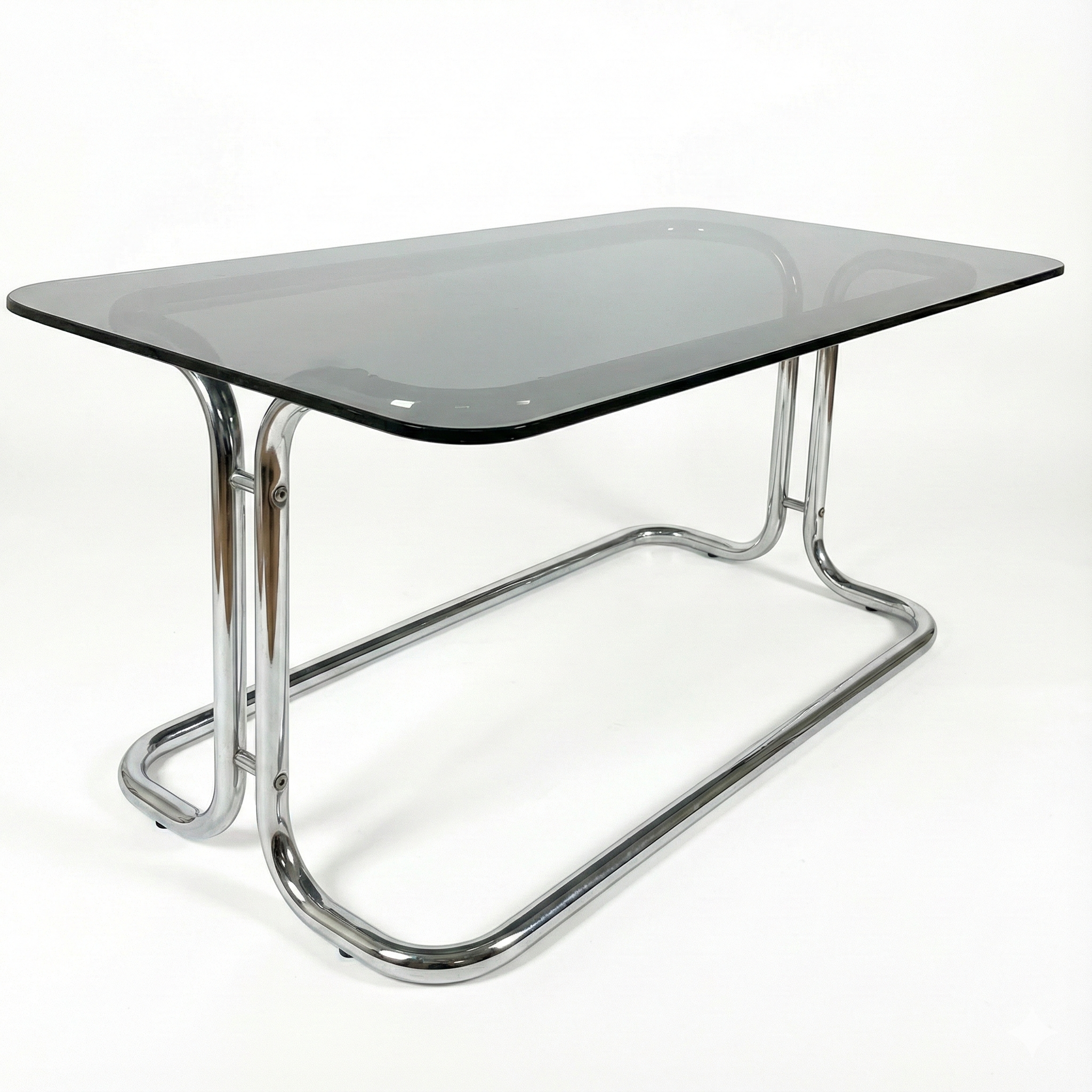 Space Age Style Glass Coffee Table