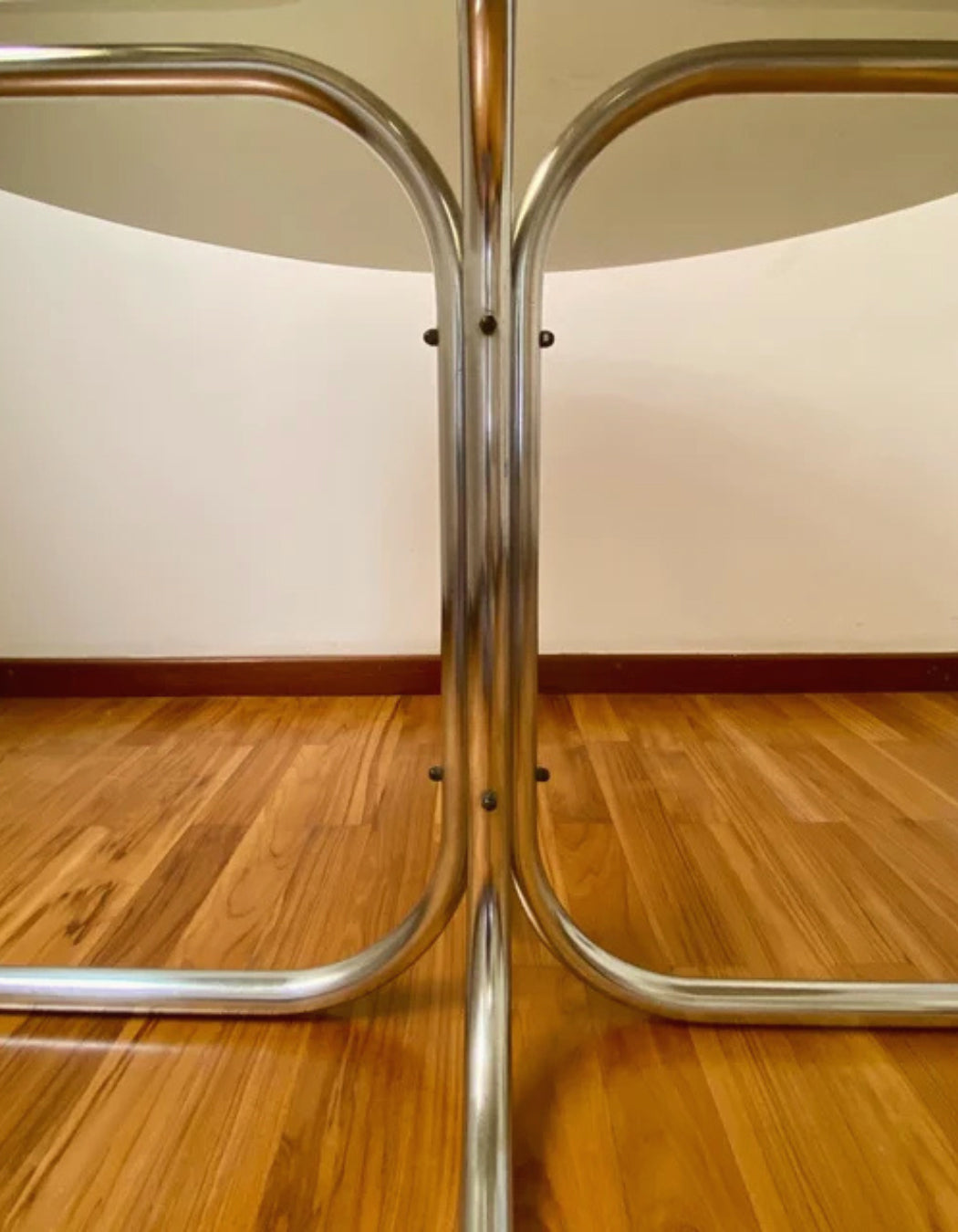 Vintage Tubular Round Table