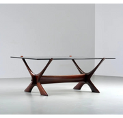 Mesa centro Condor por  Fredrik Schriever-Abeln para Örebro Glasindustri, años 60