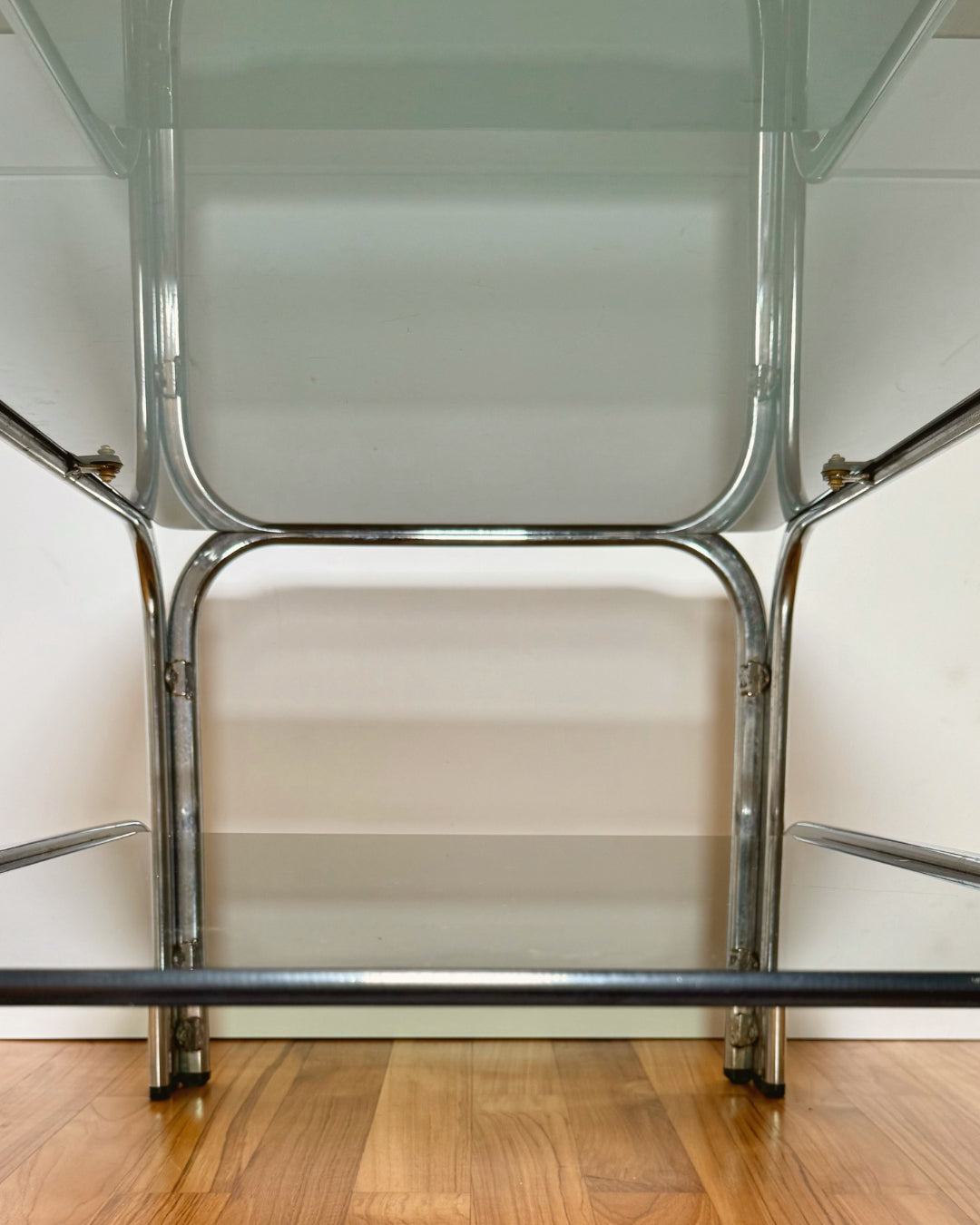 Mesa Baja Auxiliar de Cristal Comedor de Diseño