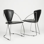 Pack of 2 Tubular Design Chairs