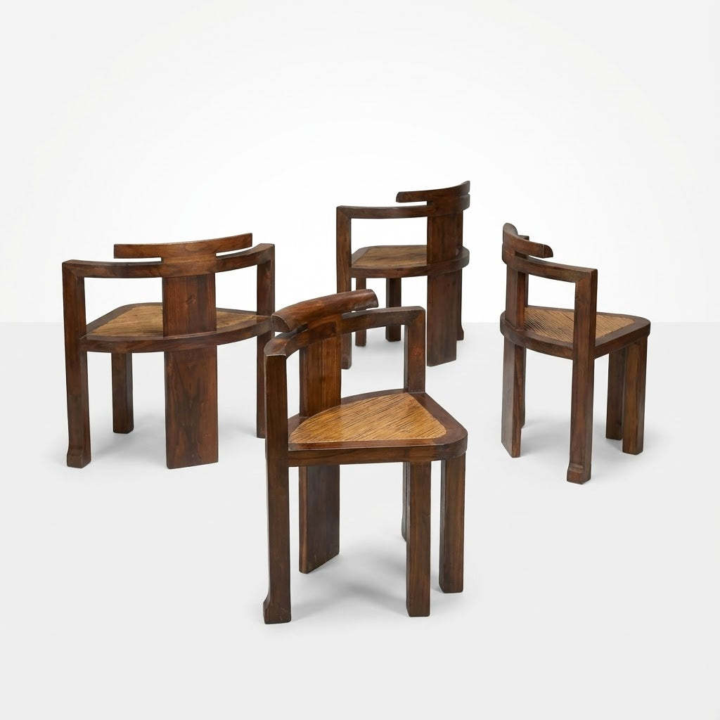Pack of 4 Art Deco Chairs