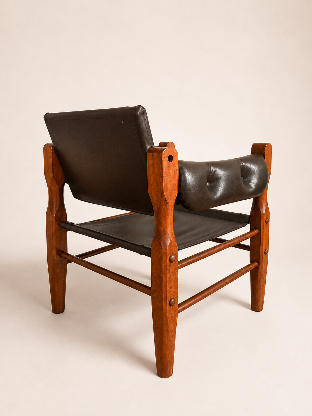 Par de sillones de estilo Safari chair (c. 1960)