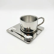 Metal Coffee Mug Set