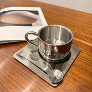 taza metalica original cafe