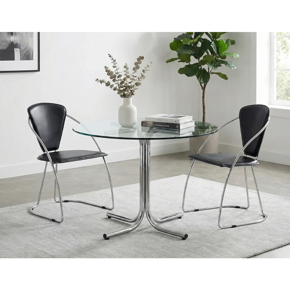 Pareja de Sillas Tubulares Arrben