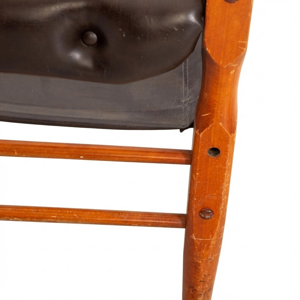Pair of Safari style chairs (c. 1960)